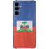 Haitian Flag Distressed Galaxy S24 Clear Case